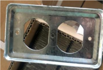 ELECTRICAL JUNCTION BOX COVER-2X4-M-DR